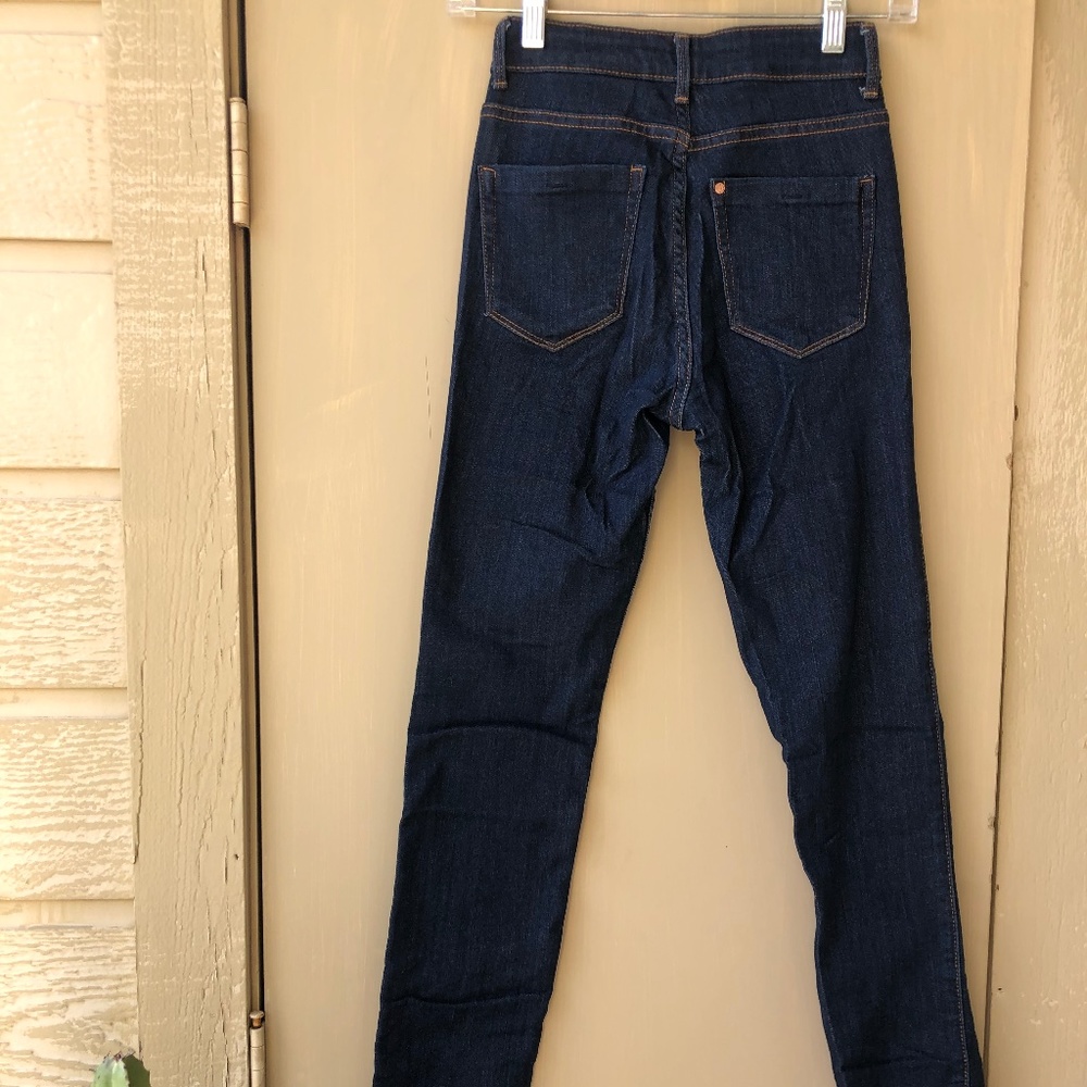 H+M high waist skinny ankle jeans